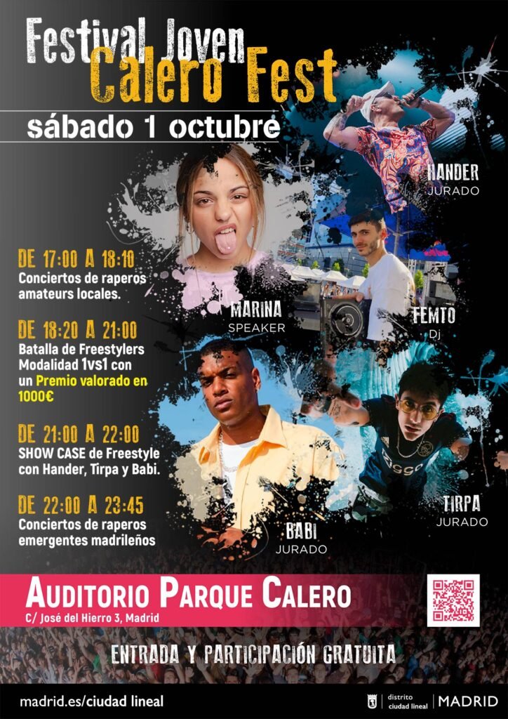 Calero Fest, urban musika-jaialdia, sortzen ari diren rapero eta freestylerrekin